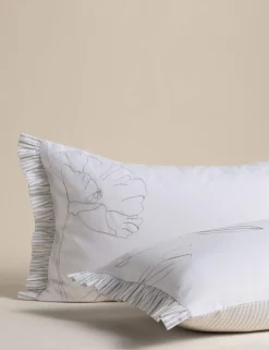 Pure Cotton Floral Embroidered Bedding Set