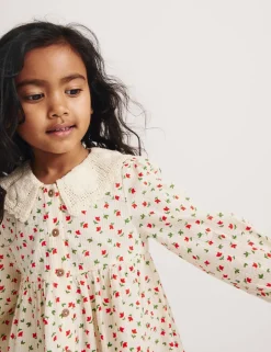 Pure Cotton Floral Embroidered Blouse (2-8 Yrs)
