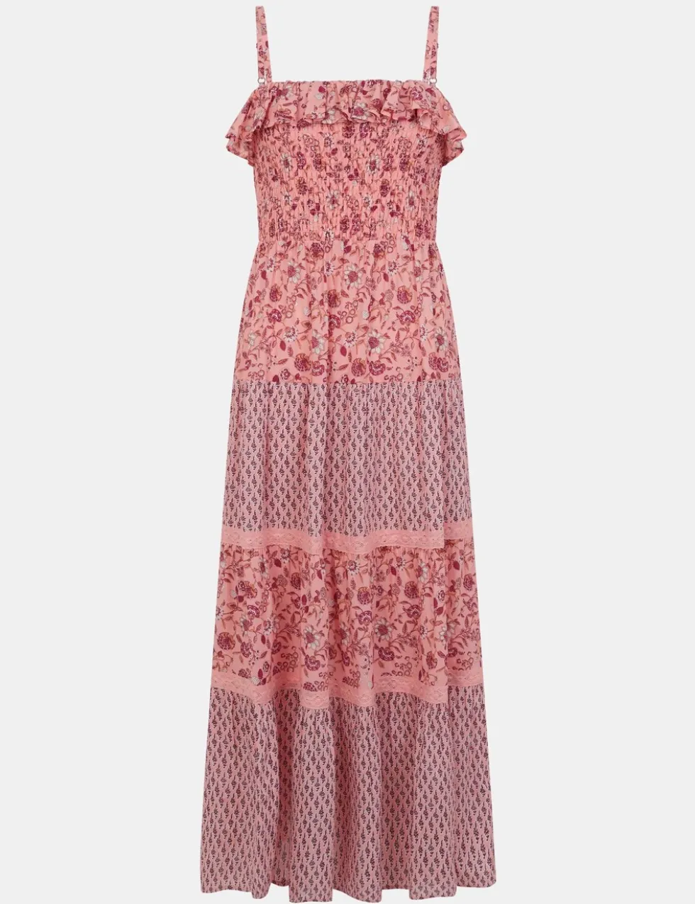 Pure Cotton Floral Maxi Beach Dress
