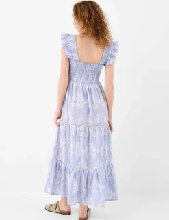 Pure Cotton Floral Maxi Beach Dress