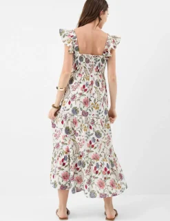Pure Cotton Floral Maxi Beach Dress