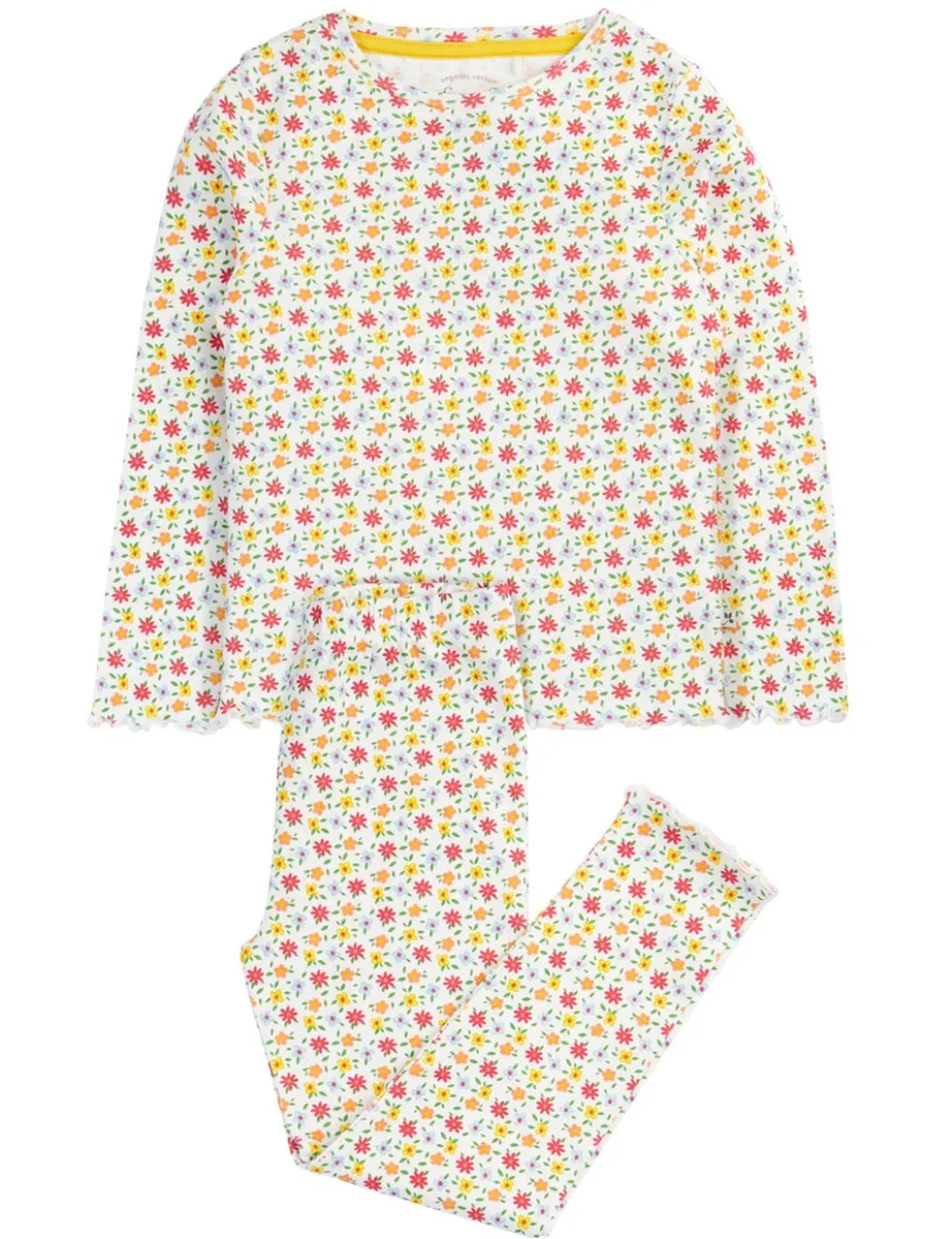Pure Cotton Floral Pyjamas (1-12 Yrs)
