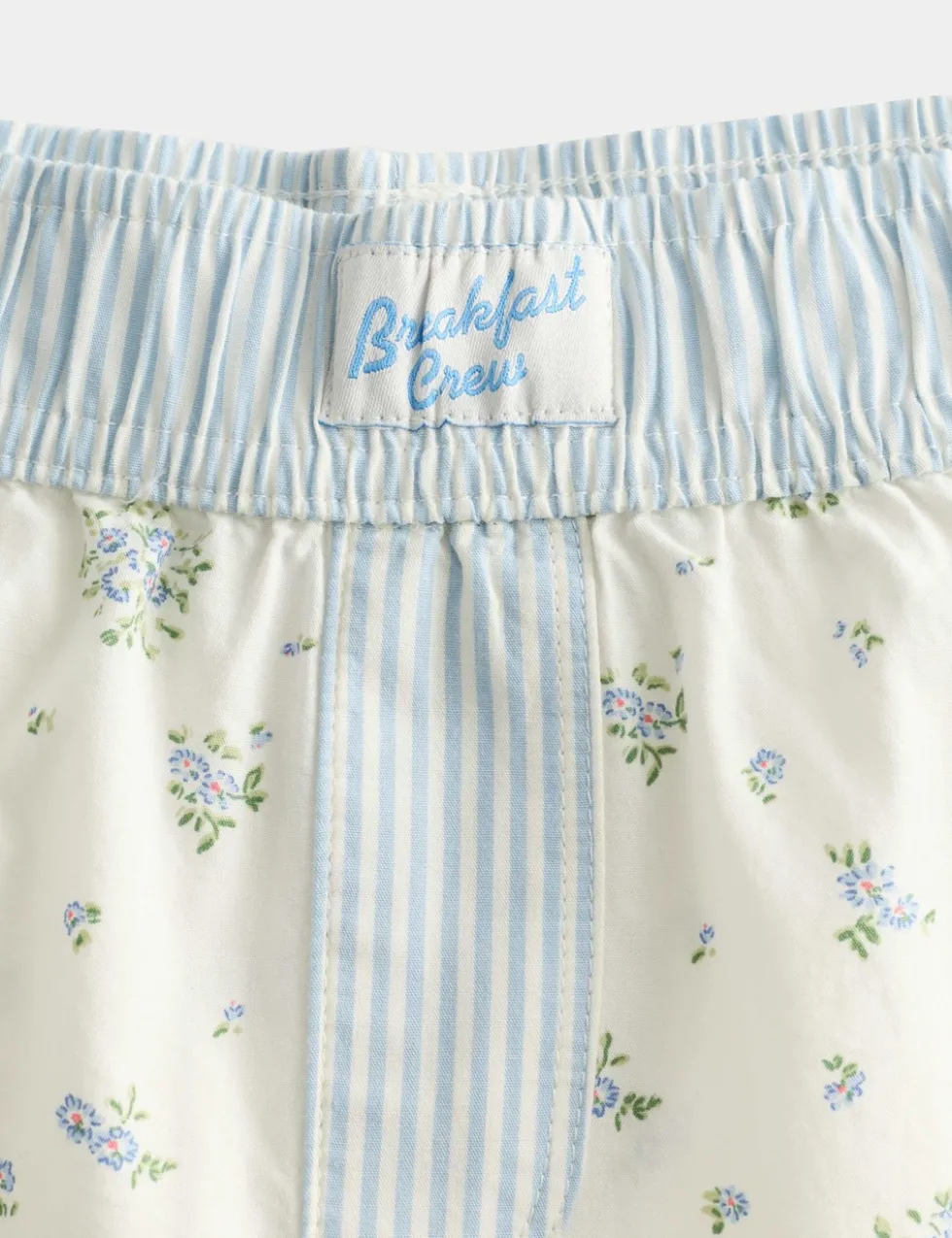 Pure Cotton Floral Pyjama Shorts (6-16 Yrs)
