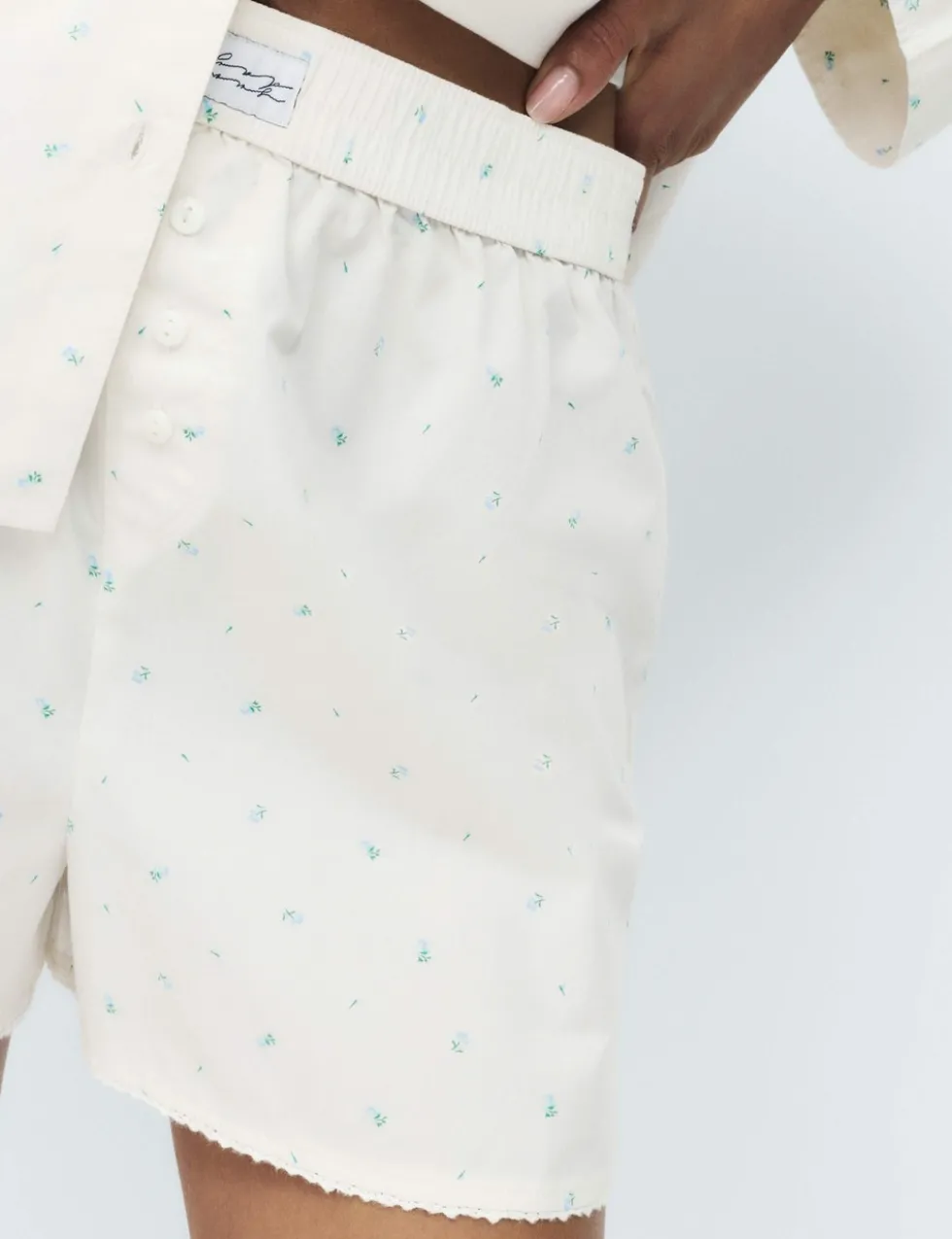 Pure Cotton Floral Pyjama Shorts