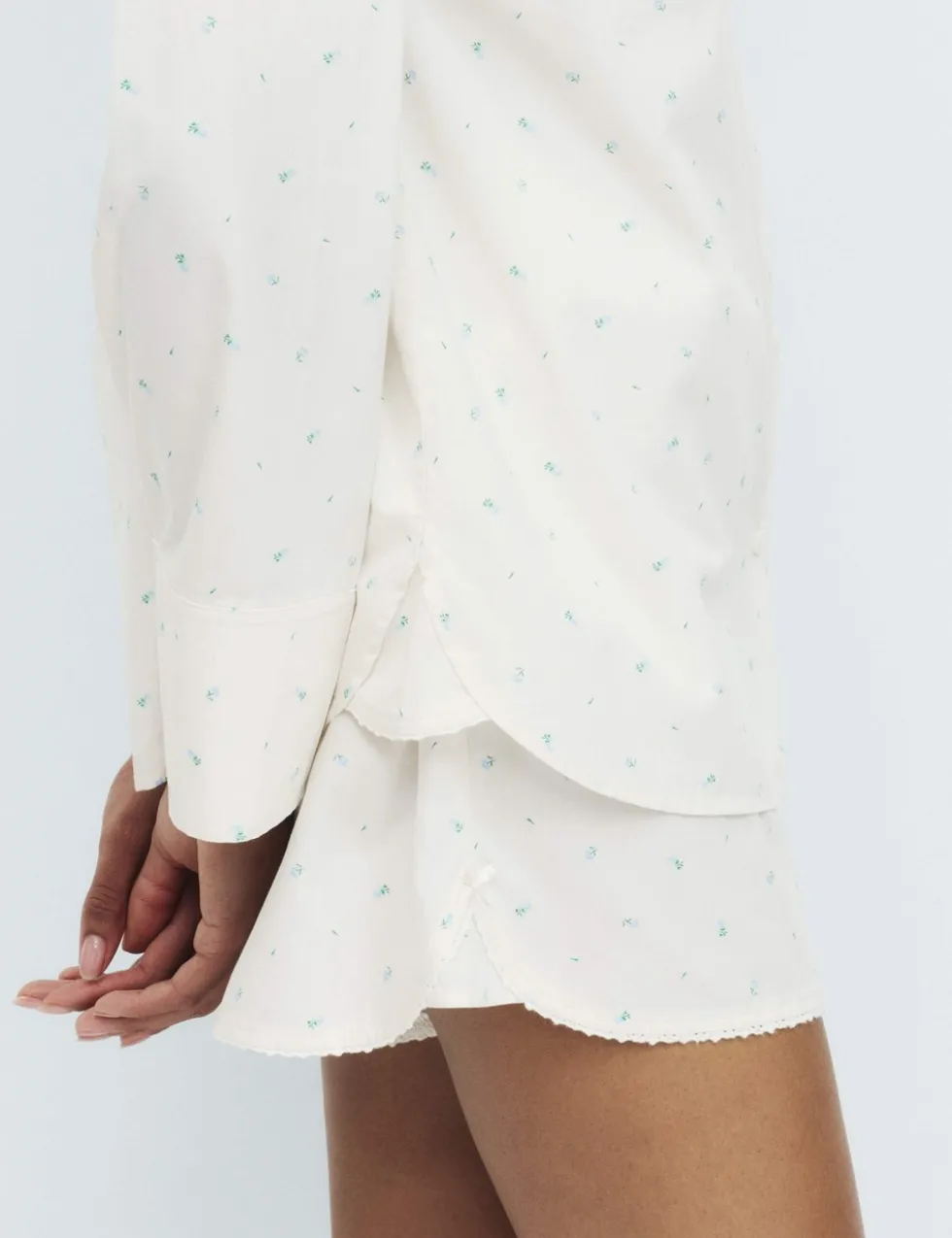 Pure Cotton Floral Pyjama Shorts