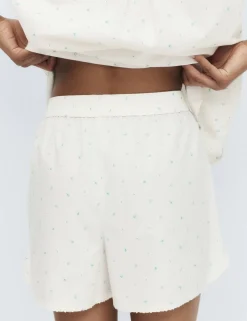 Pure Cotton Floral Pyjama Shorts