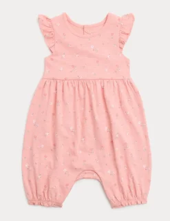 Pure Cotton Floral Romper (0-3 Yrs)