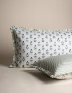Pure Cotton Floral Ruffle Bedding Set