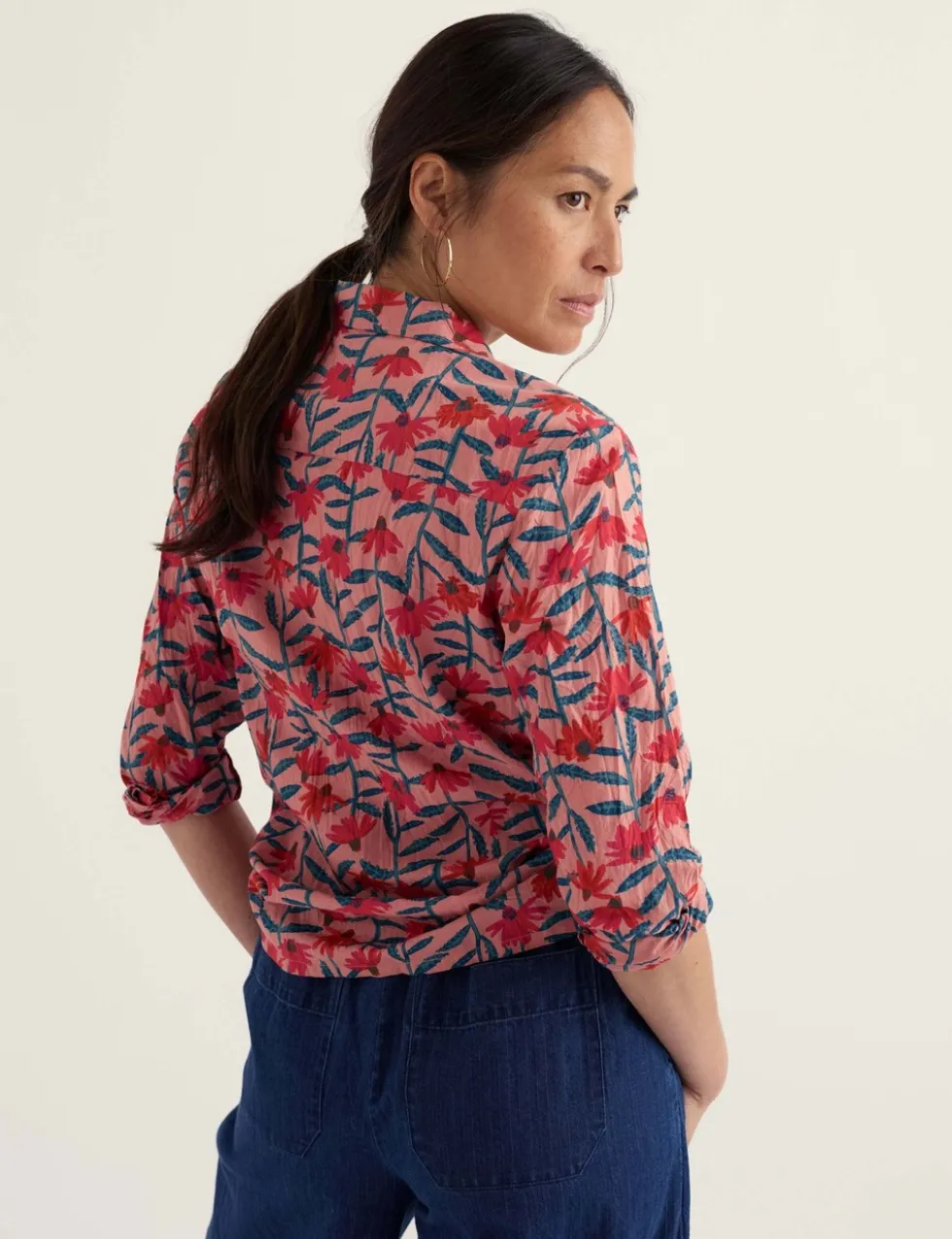 Pure Cotton Floral Shirt