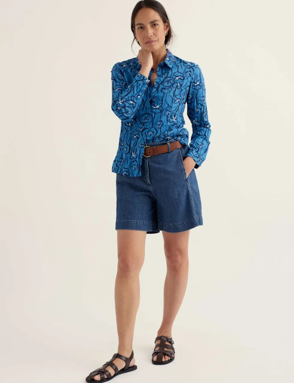 Pure Cotton Floral Shirt