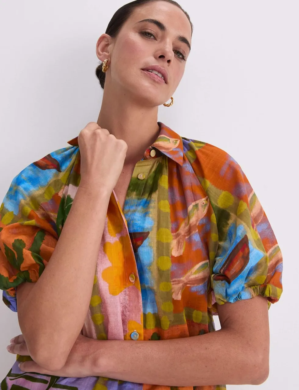 Pure Cotton Floral Shirt