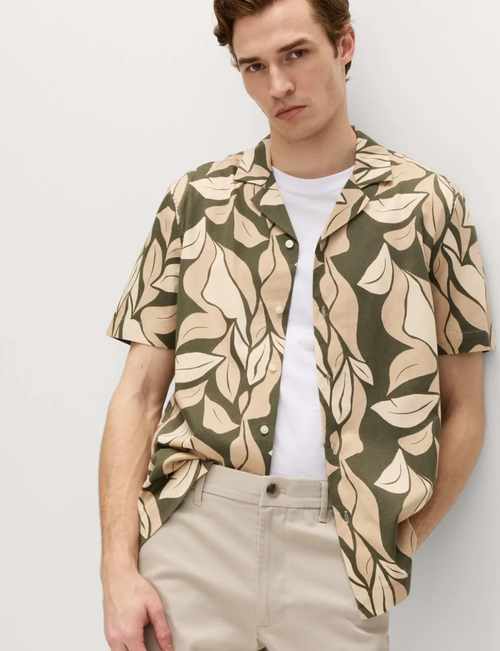 Pure Cotton Floral Short Sleeve Shirt