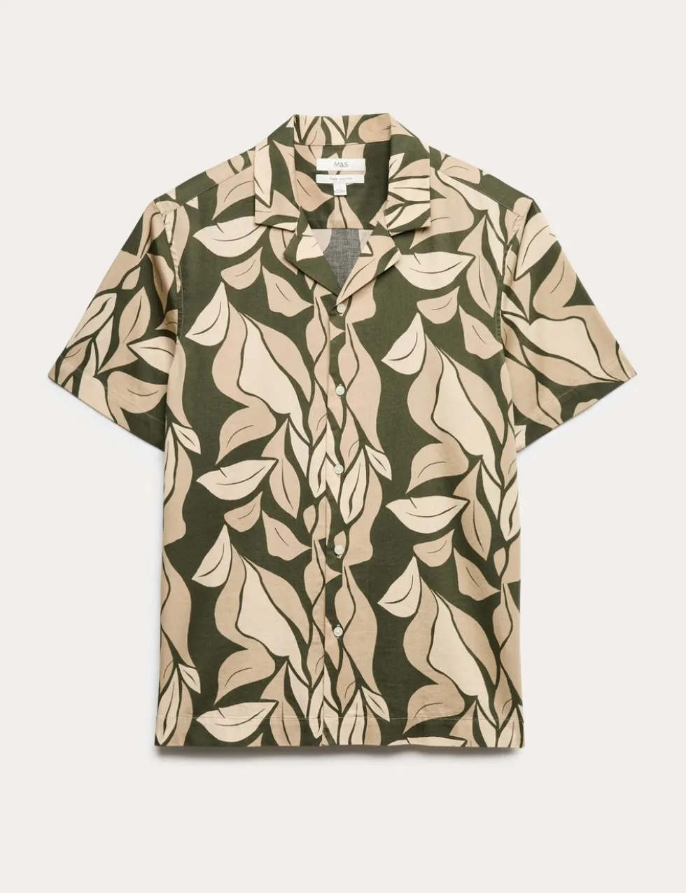 Pure Cotton Floral Short Sleeve Shirt
