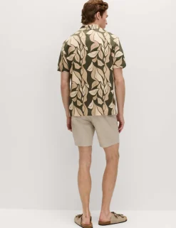 Pure Cotton Floral Short Sleeve Shirt