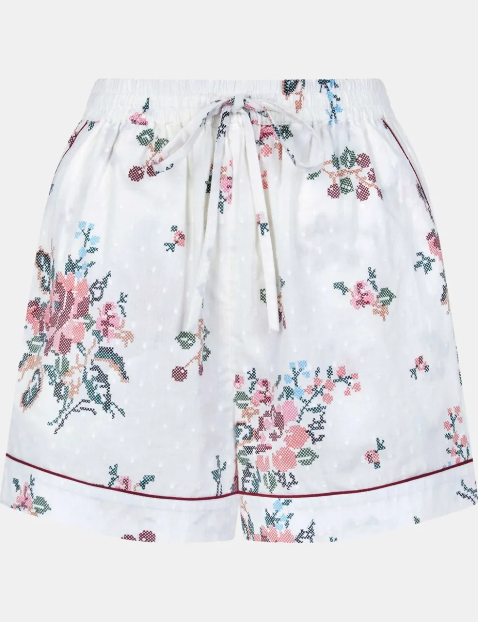 Pure Cotton Floral Shortie Set