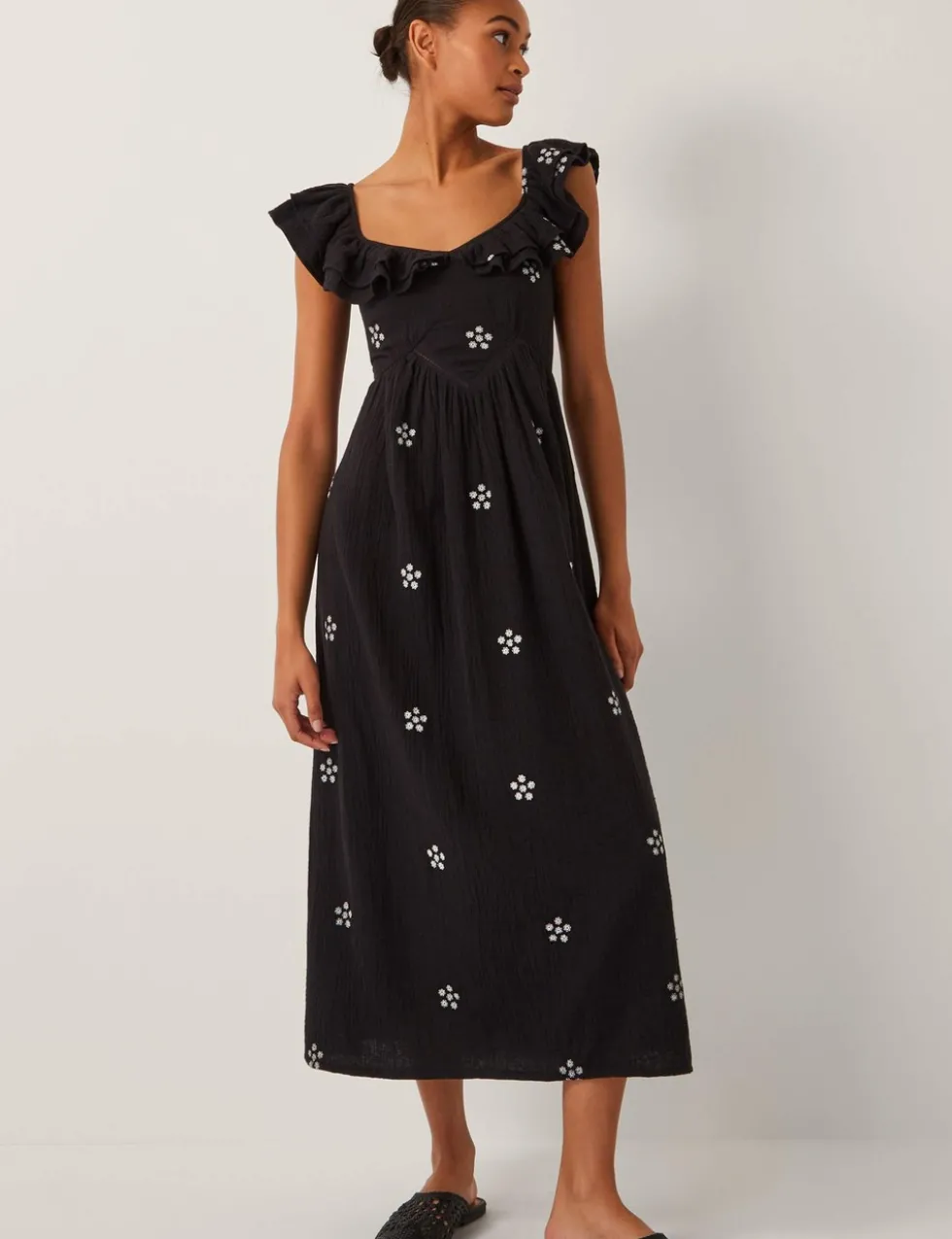 Pure Cotton Floral Skater Dress