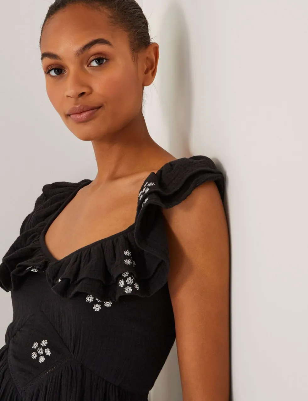 Pure Cotton Floral Skater Dress
