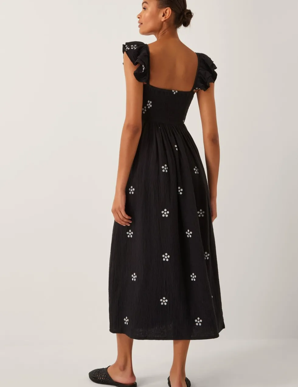 Pure Cotton Floral Skater Dress
