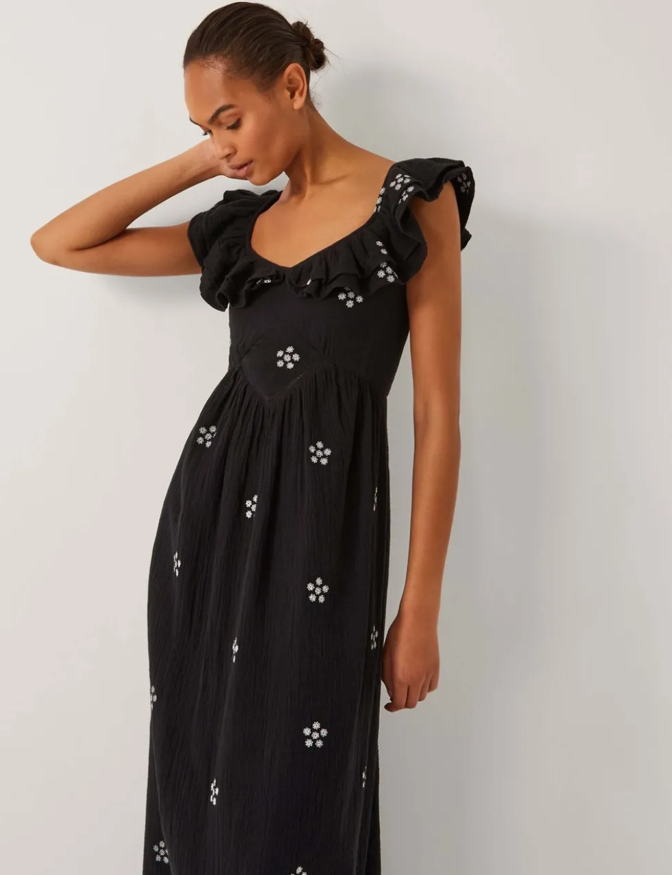 Pure Cotton Floral Skater Dress