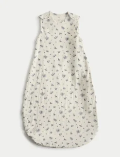 Pure Cotton Floral Sleeping Bag 0.5 Tog (0-36 Mths)