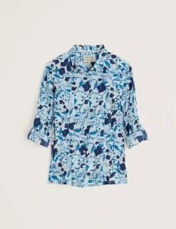 Pure Cotton Floral Textured Shirt