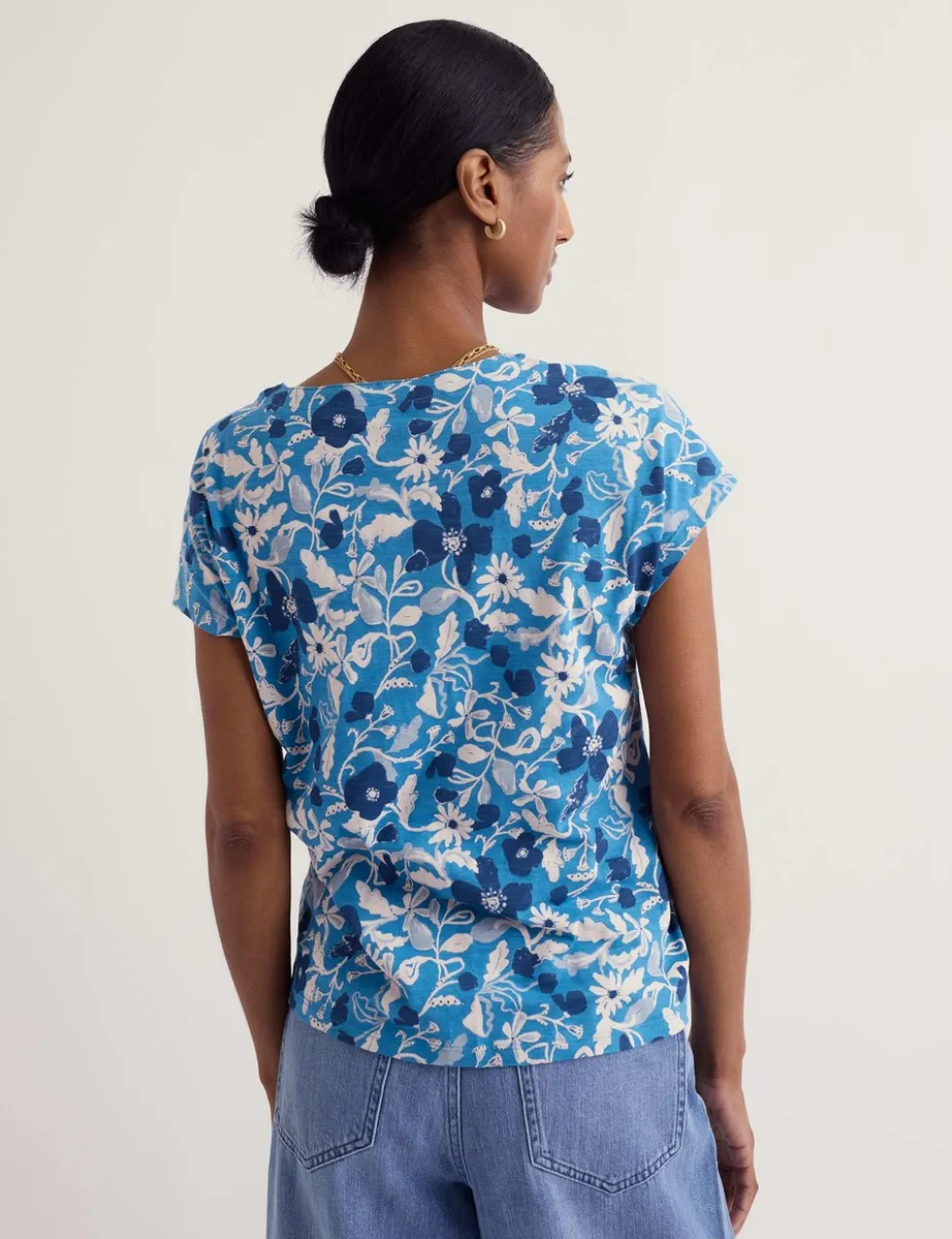 Pure Cotton Floral Top