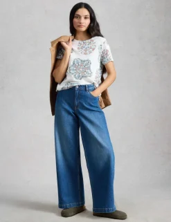 Pure Cotton Floral T-Shirt