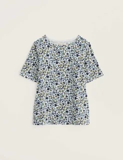 Pure Cotton Floral T-Shirt