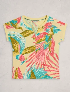 Pure Cotton Floral T-Shirt