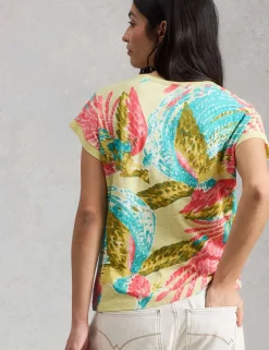 Pure Cotton Floral T-Shirt