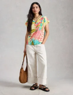 Pure Cotton Floral T-Shirt