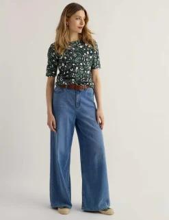 Pure Cotton Floral T-Shirt