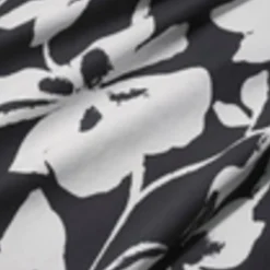Pure Cotton Floral V-Neck Midi Smock Dress