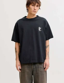 Pure Cotton Flower Graphic T-Shirt