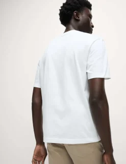 Pure Cotton Flower Graphic T-Shirt