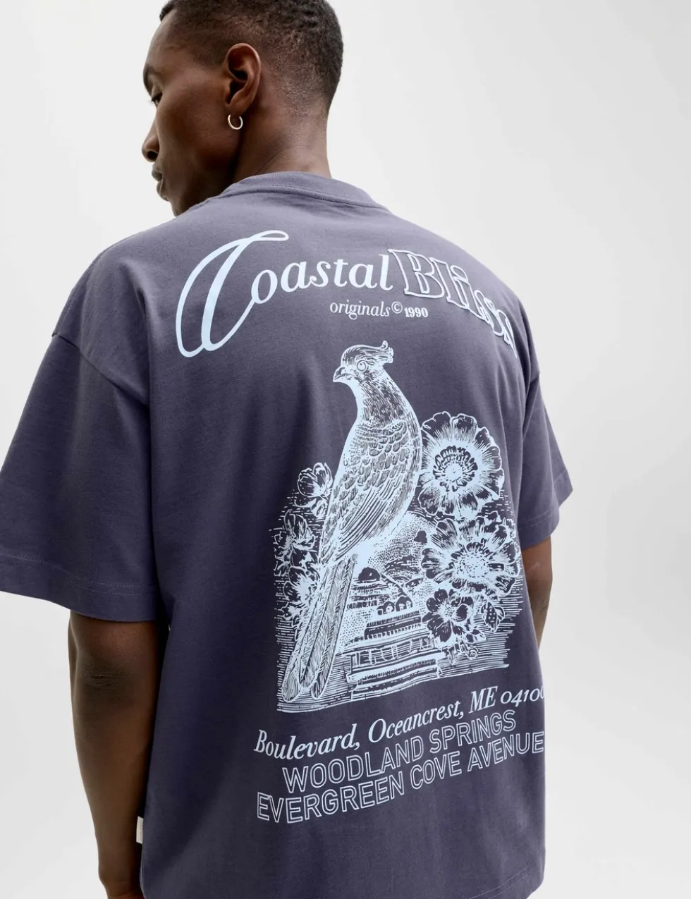 Pure Cotton Flower Graphic T-Shirt