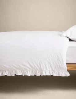 Pure Cotton French Ruffle Embroidery Bedding Set