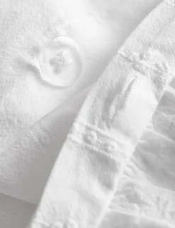 Pure Cotton French Ruffle Embroidery Bedding Set