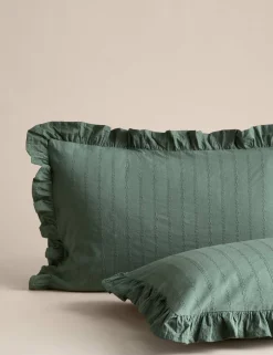 Pure Cotton French Ruffle Embroidery Bedding Set