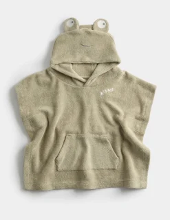Pure Cotton Frog Poncho (0-3 Yrs)