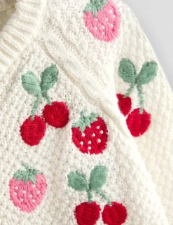 Pure Cotton Fruit Cardigan (6 Mths-7 Yrs)
