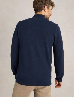 Pure Cotton Funnel Neck Jumper