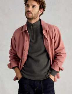 Pure Cotton Funnel Neck Jumper