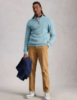 Pure Cotton Funnel Neck Jumper
