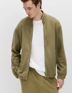 Pure Cotton Garment Dye Coach Jacket