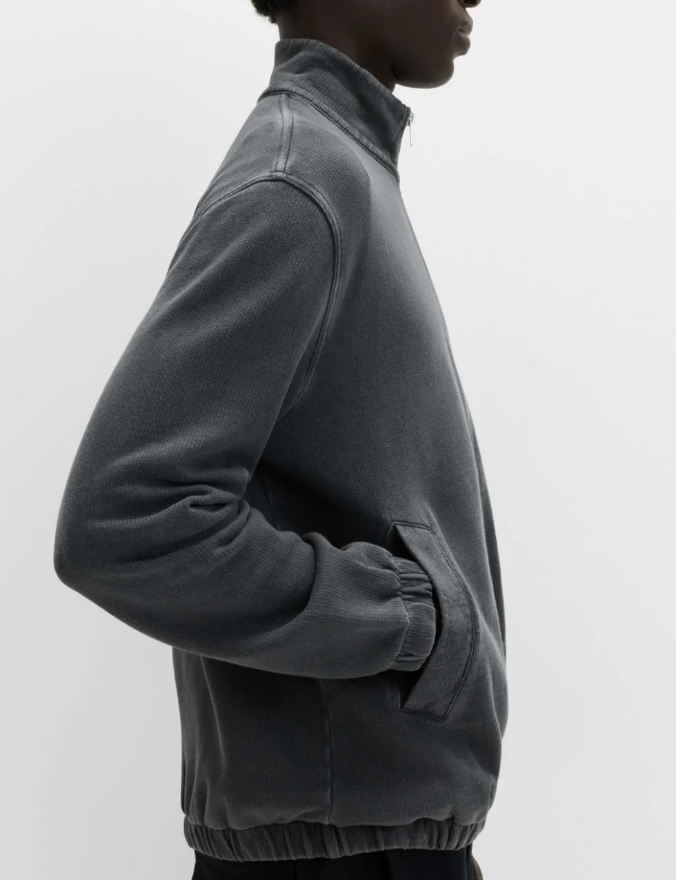 Pure Cotton Garment Dye Coach Jacket