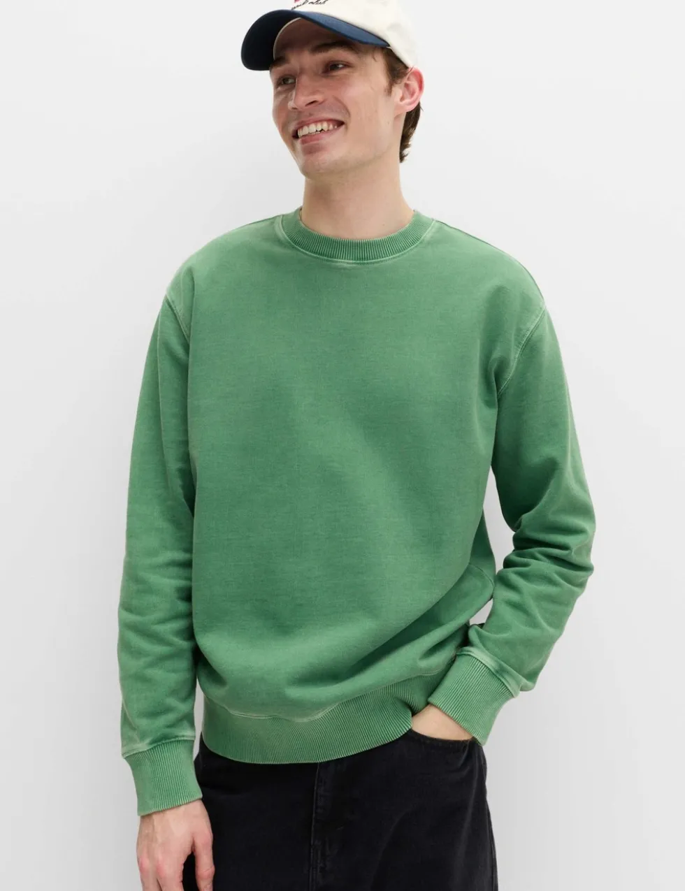 Pure Cotton Garment Dye Sweatshirt