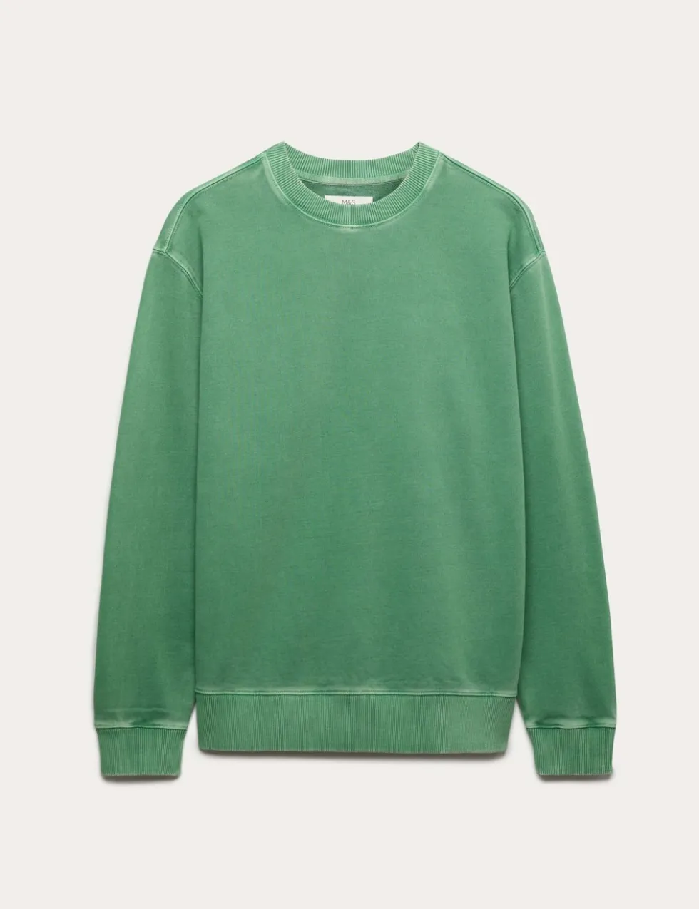 Pure Cotton Garment Dye Sweatshirt