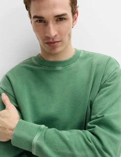 Pure Cotton Garment Dye Sweatshirt