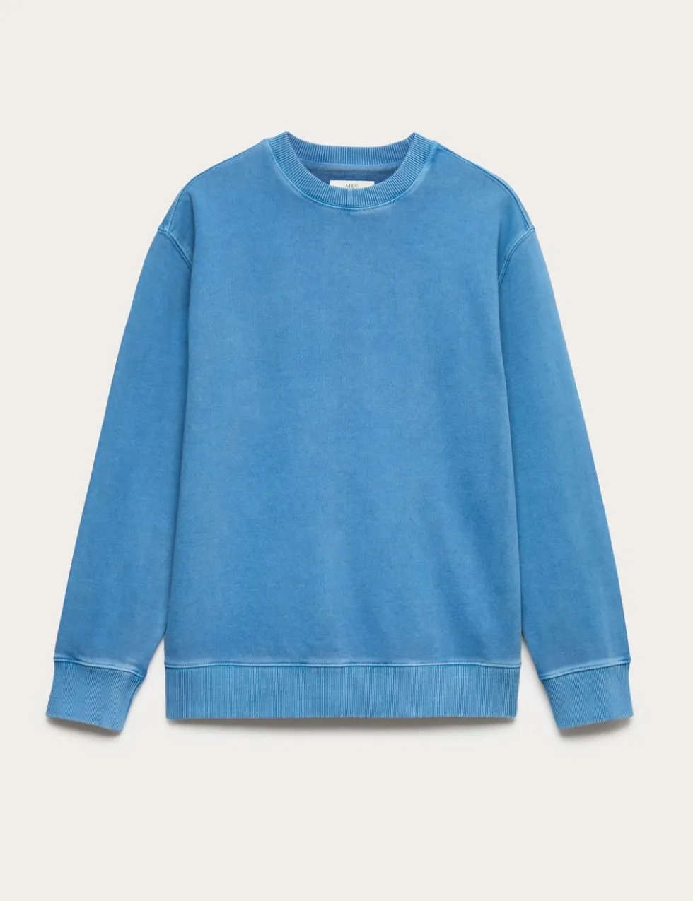 Pure Cotton Garment Dye Sweatshirt
